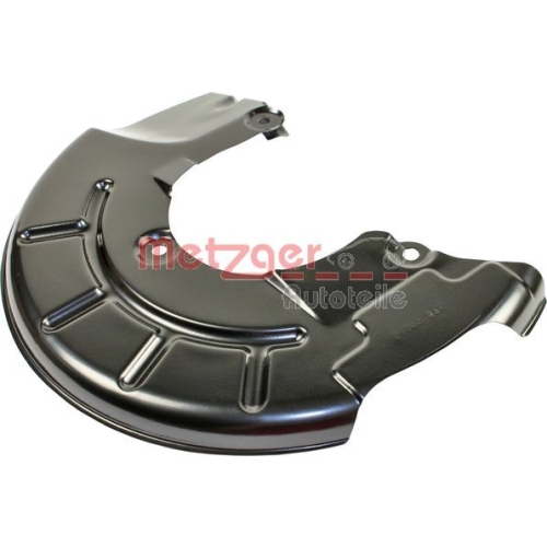 Spritzblech, Bremsscheibe METZGER 6115060 GREENPARTS f&uuml;r VAG, Vorderachse rechts