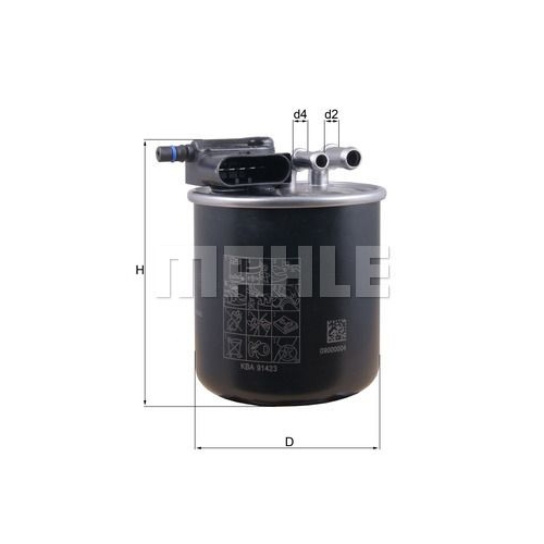 Kraftstofffilter KNECHT KL 949 f&uuml;r MERCEDES-BENZ