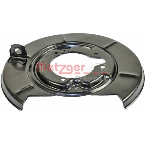 Spritzblech, Bremsscheibe METZGER 6115061 f&uuml;r BMW, Hinterachse links