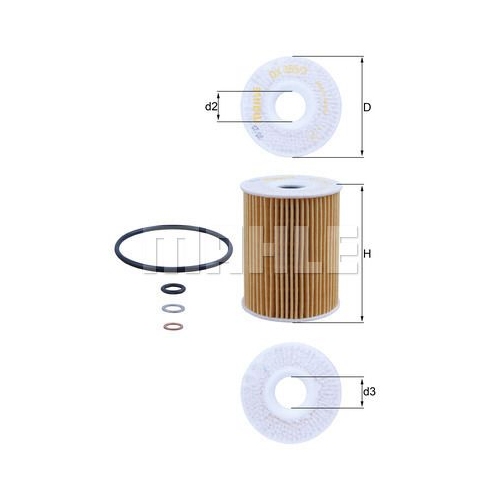 &Ouml;lfilter KNECHT OX 355/3D f&uuml;r GMC OPEL VAUXHALL CHEVROLET DAEWOO