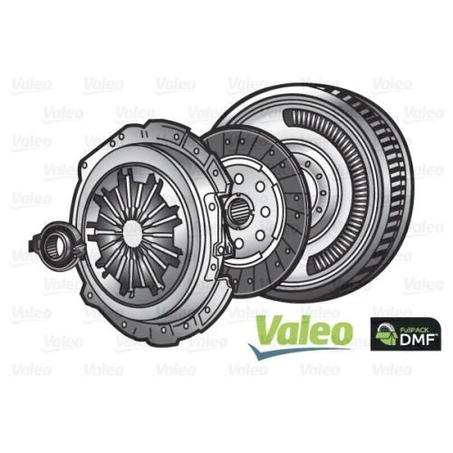 Kupplungssatz VALEO 837075 FULLPACK DMF f&uuml;r SEAT SKODA VW