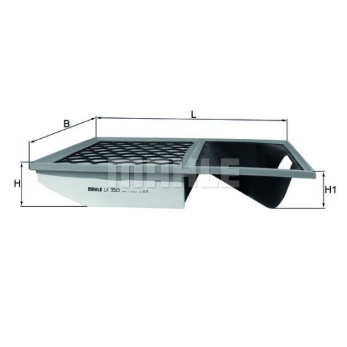 Luftfilter KNECHT LX 3583 f&uuml;r IVECO