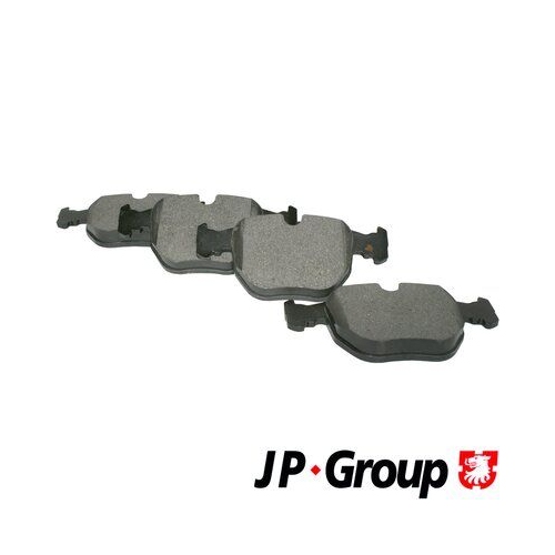 Bremsbelagsatz, Scheibenbremse JP GROUP 1463600810 JP GROUP f&uuml;r BMW, Vorderachse