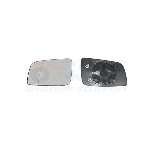 Spiegelglas, Au&szlig;enspiegel VAN WEZEL 3742861 * HAGUS * f&uuml;r OPEL, links