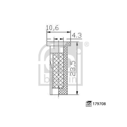 Harnstofffilter FEBI BILSTEIN 179708 febi Plus f&uuml;r SCANIA