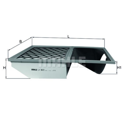 Luftfilter KNECHT LX 3603 f&uuml;r IVECO