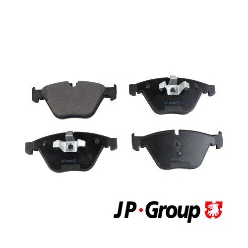 Bremsbelagsatz, Scheibenbremse JP GROUP 1463601810 JP GROUP f&uuml;r BMW, Vorderachse