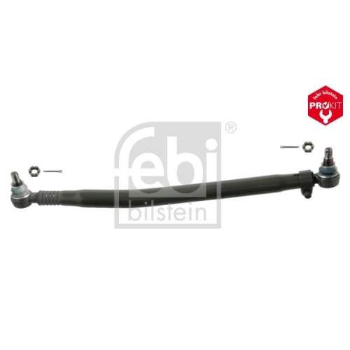 Febi Bilstein 18333 Lenkstange mit Kronenmuttern und Splinten, vom Lenkgetriebe zur 1. Vorderachse , 1 St&uuml;ck