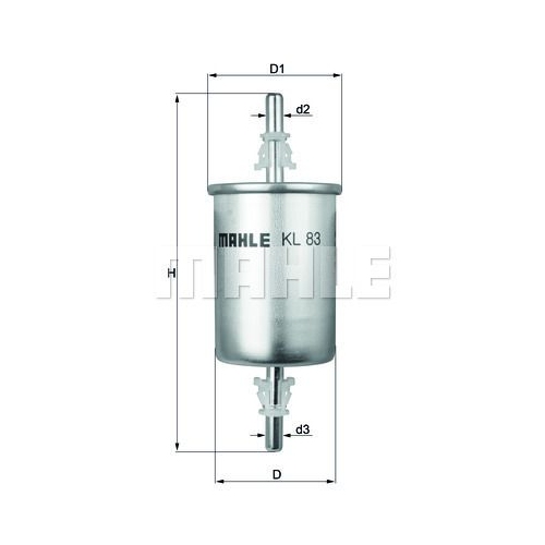 Kraftstofffilter KNECHT KL 83 f&uuml;r FIAT GMC JAGUAR LADA OPEL SAAB VAUXHALL DAEWOO