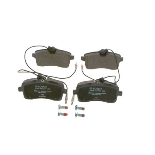 Bremsbelagsatz, Scheibenbremse BOSCH 0 986 494 097 f&uuml;r CITRO&Euml;N PEUGEOT