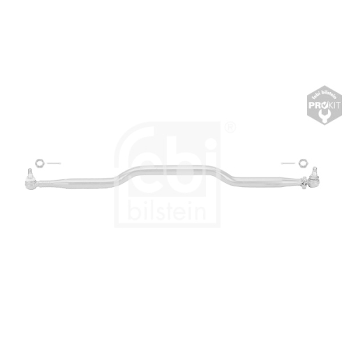 Febi Bilstein 03939 Spurstange mit Kronenmuttern und Splinten , 1 St&uuml;ck