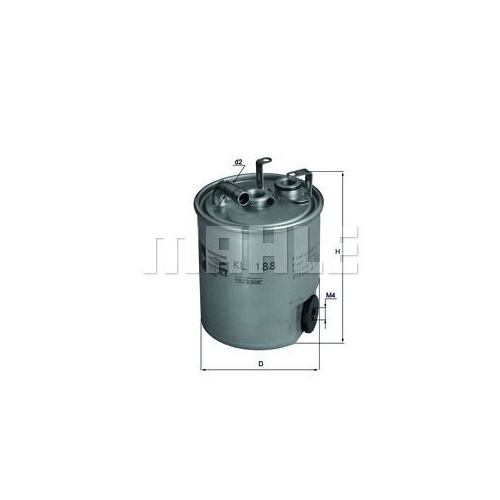 Kraftstofffilter KNECHT KL 188 f&uuml;r CHRYSLER FIAT MERCEDES-BENZ