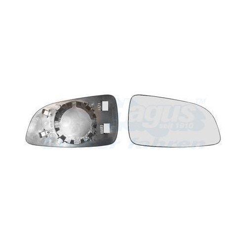 Spiegelglas, Au&szlig;enspiegel VAN WEZEL 3745832 * HAGUS * f&uuml;r OPEL, rechts