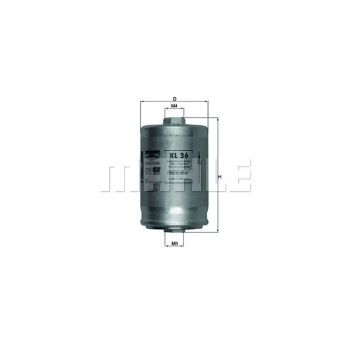 Kraftstofffilter KNECHT KL 36 f&uuml;r VAG KAYSER