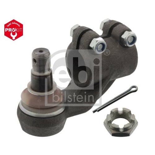 Febi Bilstein 03956 Spurstangenendst&uuml;ck mit Kronenmutter und Splint , 1 St&uuml;ck