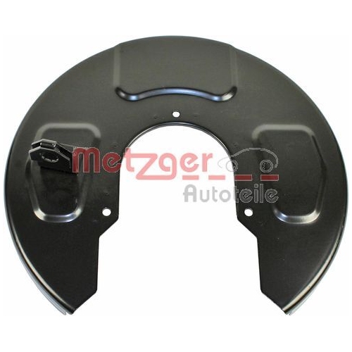 Spritzblech, Bremsscheibe METZGER 6115097 f&uuml;r VAG, Hinterachse links