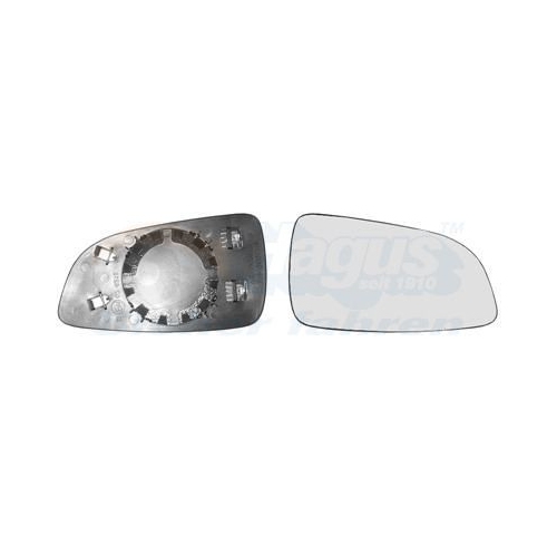 Spiegelglas, Au&szlig;enspiegel VAN WEZEL 3745838 * HAGUS * f&uuml;r OPEL, rechts