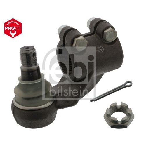 Febi Bilstein 03957 Spurstangenendst&uuml;ck mit Kronenmutter und Splint , 1 St&uuml;ck