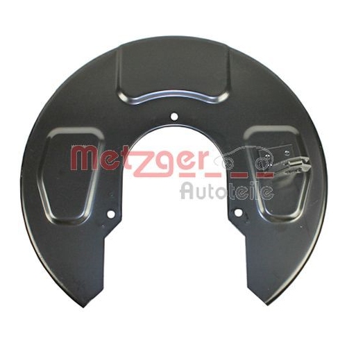 Spritzblech, Bremsscheibe METZGER 6115098 f&uuml;r VAG, Hinterachse rechts