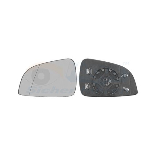Spiegelglas, Au&szlig;enspiegel VAN WEZEL 3748837 * HAGUS * f&uuml;r OPEL, links