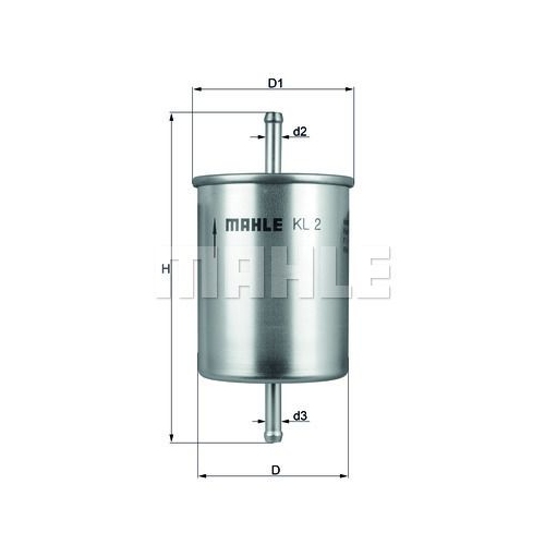 Kraftstofffilter KNECHT KL 2 f&uuml;r FORD VAG LAND ROVER KAYSER CHERY