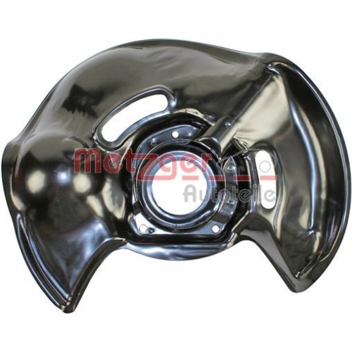 Spritzblech, Bremsscheibe METZGER 6115099 f&uuml;r MERCEDES-BENZ, Vorderachse links