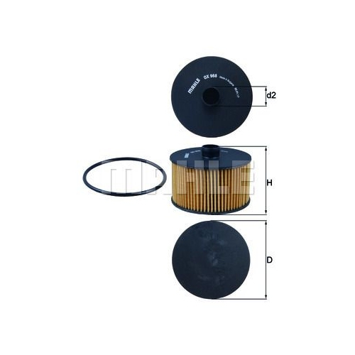 &Ouml;lfilter KNECHT OX 968D f&uuml;r MERCEDES-BENZ NISSAN RENAULT SMART