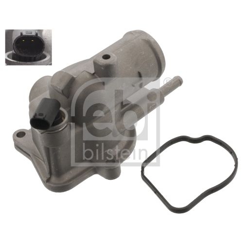 Febi Bilstein 102115 Thermostat mit Geh&auml;use, Dichtung und Temperaturschalter , 1 St&uuml;ck