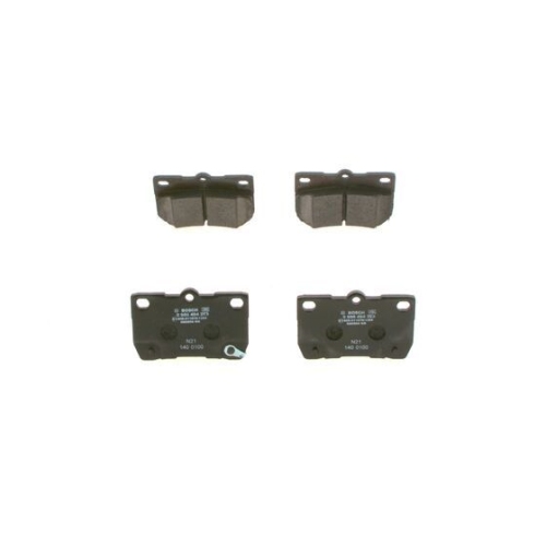 Bremsbelagsatz, Scheibenbremse BOSCH 0 986 494 253 f&uuml;r TOYOTA LEXUS, Hinterachse