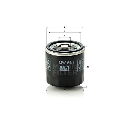 &Ouml;lfilter MANN-FILTER MW 64/1 f&uuml;r HONDA MOTORCYCLES