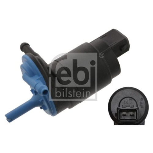 Febi Bilstein 1x 08028 Wischwasserpumpe f&uuml;r Scheibenreinigungsanlage 12 Volt