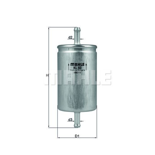 Kraftstofffilter KNECHT KL 60 f&uuml;r VAG KAYSER