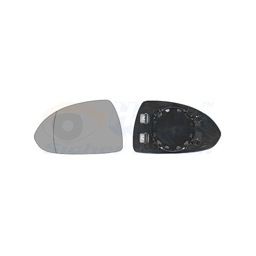 Spiegelglas, Au&szlig;enspiegel VAN WEZEL 3750837 * HAGUS * f&uuml;r OPEL, links