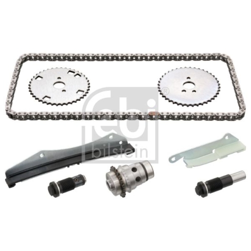Febi Bilstein 102120 Steuerkettensatz f&uuml;r Nockenwelle, mit Gleitschienen und Kettenspanner , 1 St&uuml;ck