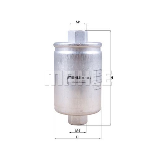 Kraftstofffilter KNECHT KL 158 f&uuml;r DAIMLER GMC JAGUAR ROVER DAEWOO LAND ROVER