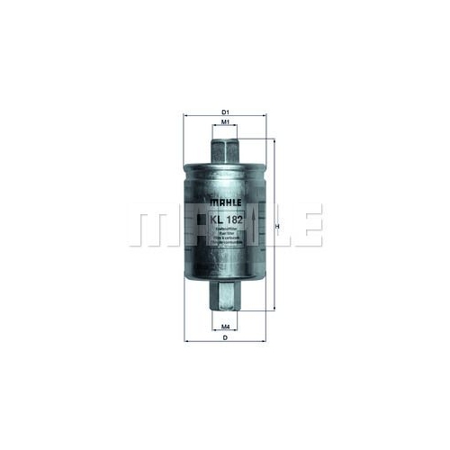 Kraftstofffilter KNECHT KL 182 f&uuml;r GMC OPEL ROVER VAUXHALL LAND ROVER