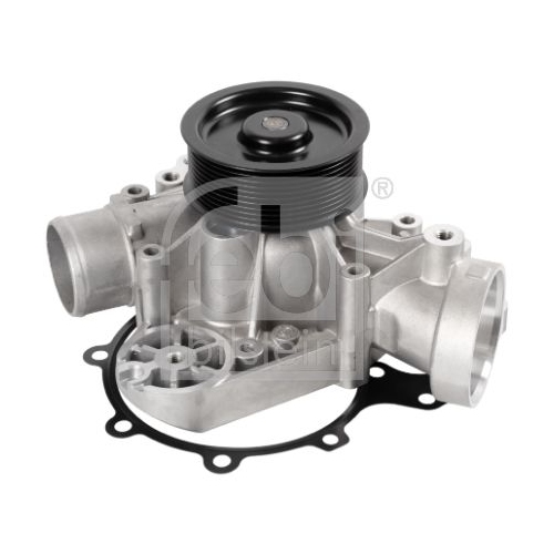 Febi Bilstein 44468 Wasserpumpe mit Riemenscheibe und Dichtungen , 1 St&uuml;ck