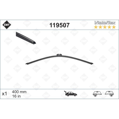 Wischblatt SWF 119507 ORIGINAL VISIOFLEX REAR f&uuml;r CITRO&Euml;N OPEL VAUXHALL, hinten