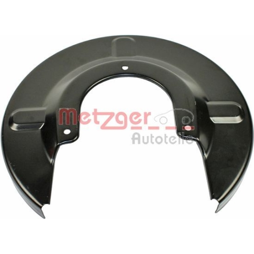 Spritzblech, Bremsscheibe METZGER 6115106 f&uuml;r VAG, Hinterachse links