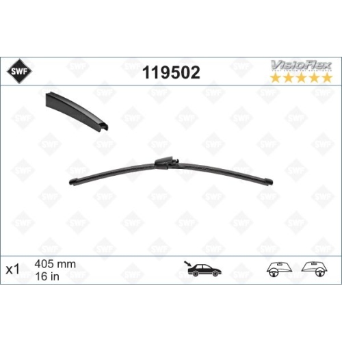 SWF VisioFlex Heck OE (x1) Wischerblatt 119502