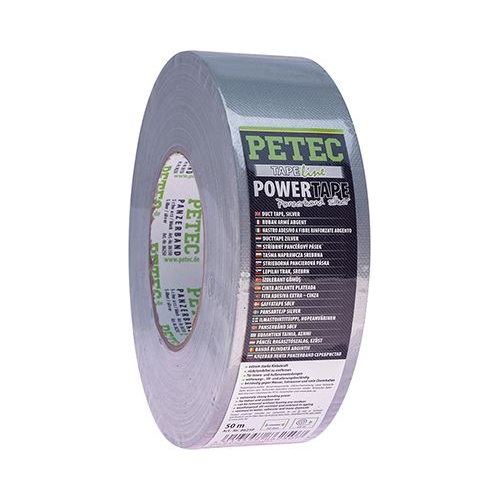 Klebeband PETEC 86250 POWERTAPE PANZERBAND, SILBER