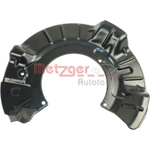 Spritzblech, Bremsscheibe METZGER 6115129 f&uuml;r MINI, Vorderachse links