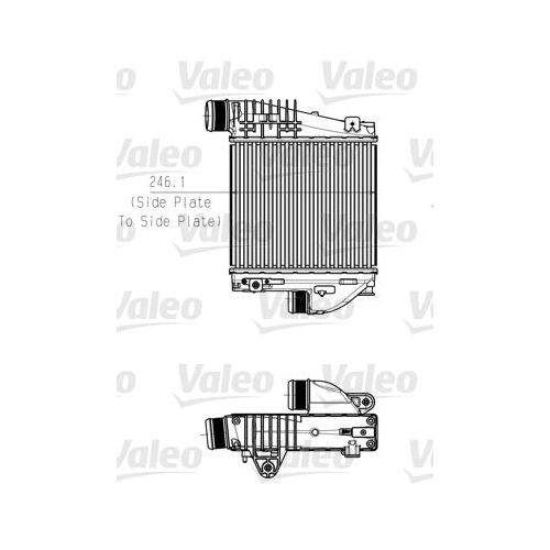 Ladeluftk&uuml;hler VALEO 818290 f&uuml;r CITRO&Euml;N PEUGEOT DS