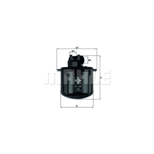 Kraftstofffilter KNECHT KL 108 f&uuml;r HONDA ROVER