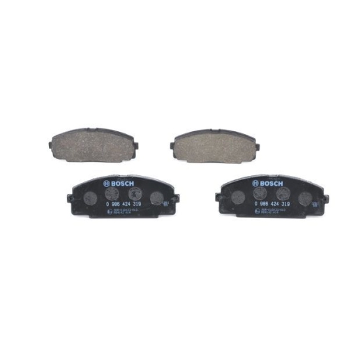 Bremsbelagsatz, Scheibenbremse BOSCH 0 986 424 319 f&uuml;r TOYOTA LEXUS, Vorderachse