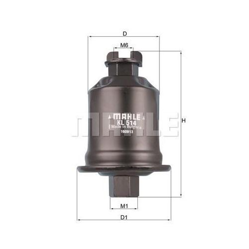 Kraftstofffilter KNECHT KL 514 f&uuml;r TOYOTA