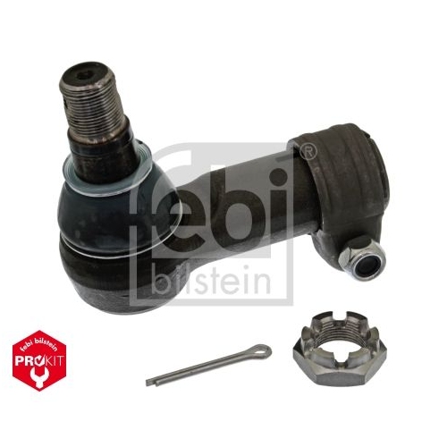 Febi Bilstein 35637 Spurstangenendst&uuml;ck mit Kronenmutter und Splint , 1 St&uuml;ck
