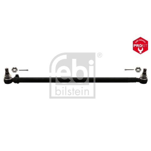 Febi Bilstein 44478 Lenkstange mit Kronenmuttern und Splinten, vom Lenkgetriebe zur 1. Vorderachse , 1 St&uuml;ck