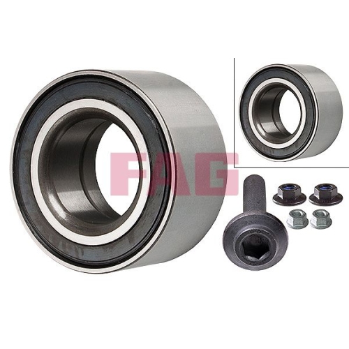 Radlagersatz FAG 713 6100 80 f&uuml;r AUDI SKODA VW, Hinterachse, Vorderachse