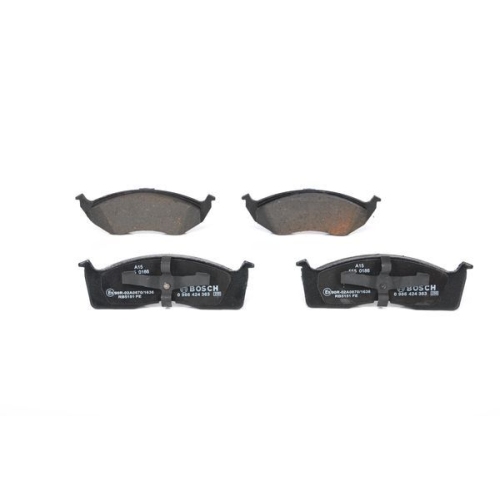 Bremsbelagsatz, Scheibenbremse BOSCH 0 986 424 363 f&uuml;r CHRYSLER DODGE PLYMOUTH